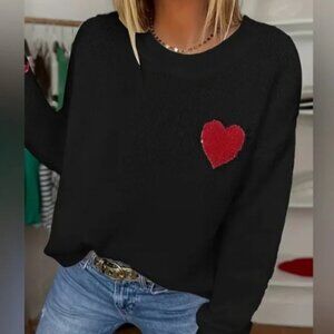 Preppy Hearted Sweater